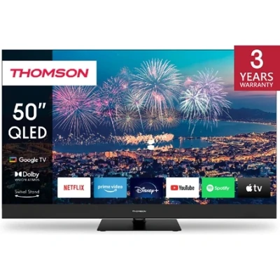 Afbeelding van Thomson 50QG6C14 QLED Plus televisie met Google TV en front speaker