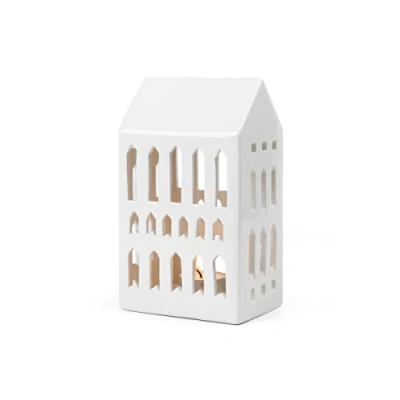 Afbeelding van Kähler Lichthaus Church Urbania Deens design verzamelobject wit