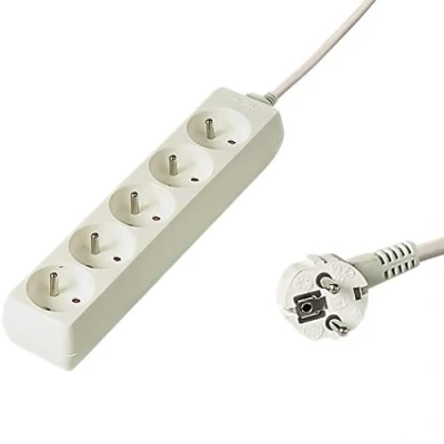 Afbeelding van PremiumCord PP5 05 verlengkabel, 5 stopcontacten, zonder schakelaar, 230 V, m