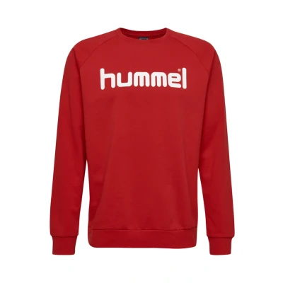 Afbeelding van Hummel Go Cotton Logo Sweat Heren Sporttruien rood Mannen