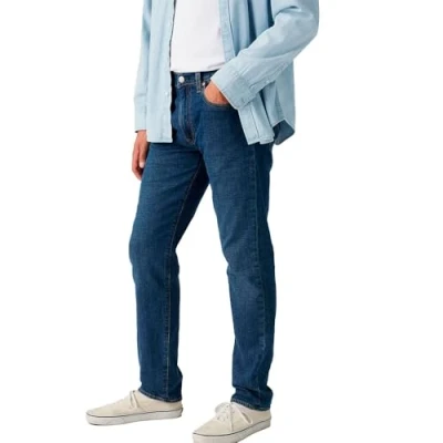Afbeelding van Levi&#039;s 502 Taper Jeans Tapered Fit Part the sea, Heren, Maat: 30x32, sea