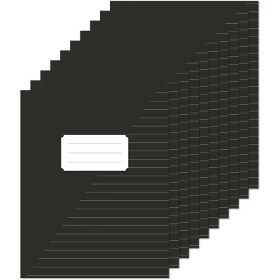 Afbeelding van Kangaro schriften A5 met lijn zwart 10 stuks K 583001