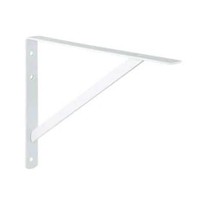 Afbeelding van Gedotec heavy duty console metalen legbordconsole wit Athena diepte: 600 mm draagvermogen 200 kg massief staal 1 stuk voor wandmontage