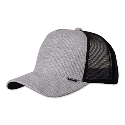 Afbeelding van Djinns WaffleJersey Trucker Mesh Cap, grijs.