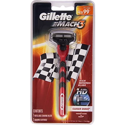 Afbeelding van Gillette Mach3 Scheerapparaat + 1 Scheermesje