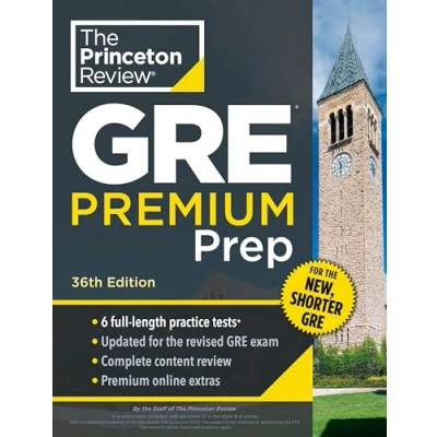 Afbeelding van Graduate School Test Preparation Princeton Review GRE Premium Prep, 36th Edition