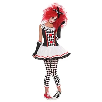 Afbeelding van &quot;Harlekijn clownskostuum voor tieners Verkleedkleding 152/158&quot;