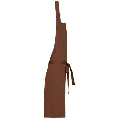 Afbeelding van Schort/Tuniek/Werkblouse Unisex One Size Kariban Cacao 100% Katoen