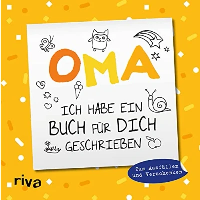 Afbeelding van Oma, ich habe ein Buch für dich geschrieben Version Kinder