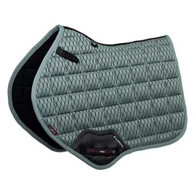Afbeelding van LeMieux Zadeldekje Carbon Mesh Air Square CC Sage L (Full) Agradi.be