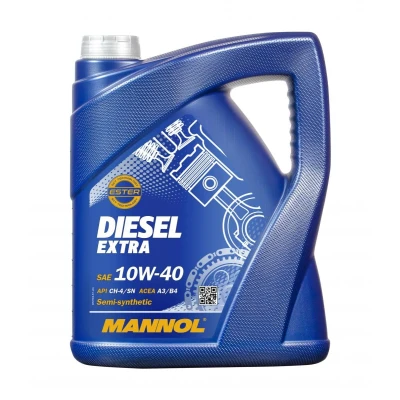 Afbeelding van Mannol Diesel Extra 10W 40 5L Motorolie MN7504 5 VOLKSWAGEN: Polo II Coupe, Transporter 4, Golf RENAULT: MEGANE 3 SCENIC 2, ESPACE 4