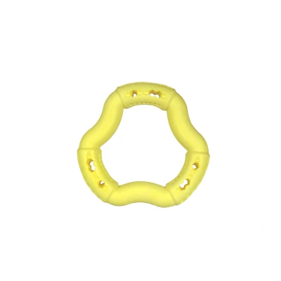 Afbeelding van Vadigran Tpr Ring Yellow Vanilla Geel Hondenspeelgoed 12 cm