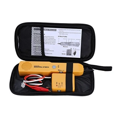 Image de Traceur de Fil, Testeur Câble électrique Réseau, Générateur tonalité et Kit Sonde, Circuit RJ11, Détecteur Ligne Recherche Disjoncteur Toner