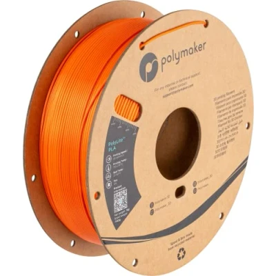 Image de Polymaker PolyLite PLA 1.75mm 1kg Silk Orange