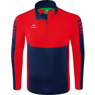 Afbeelding van Six Wings trainingstop new navy/rood / XL