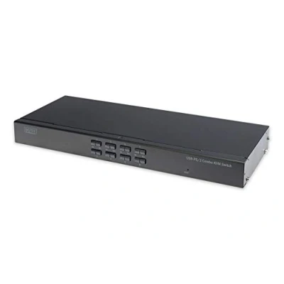Afbeelding van Digitus DS 23200 2 KVM switch 8 poorten VGA PS/2, USB 1280 x 1024 Pixel, 1920 1200 Pixel