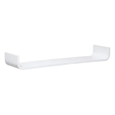 Afbeelding van 5Five Fixy Gebogen Wandplank 80x20x10cm Wit