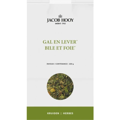 Afbeelding van Jacob Hooy Gal En Leverkruiden 100gr
