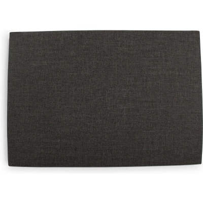 Afbeelding van SP Collection Placemat 43x30cm grijs fabric look Dinner (Set van 4)