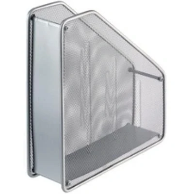 Image de Helit stehsammler mesh, din a4, aus drahtmetall, silber pulverbeschichtet, maáe (b)81 x (t)292 (h)310 mm (h2518000)