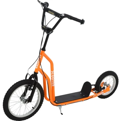 Afbeelding van HOMCOM Step kinderscooter scooter luchtbanden stadsscooter verstelbaar 371 014