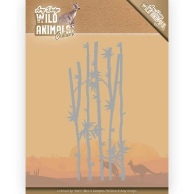 Afbeelding van Bamboo Grass Wild Animals Outback Cutting Die by Amy Design