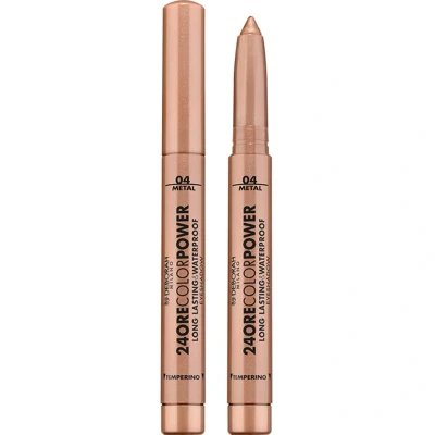Afbeelding van Deborah Milano Color Power Waterproof, N.4 Warm Brown, Oogschaduw van stift, hoge houdbaarheid