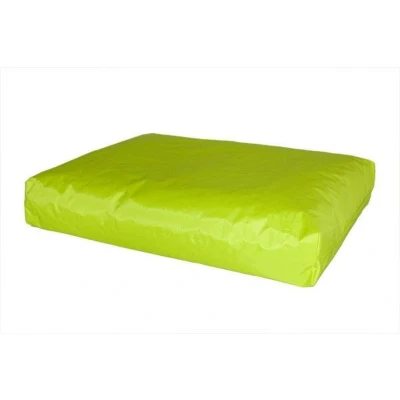 Afbeelding van Hondenkussen nylon lime 120x90x15 cm EPS korrels