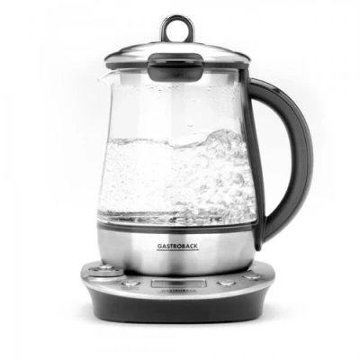 Image de Gastroback 42438 1.5l 1400w argent, transparent appareil à thé