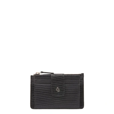 Afbeelding van Castelijn &amp; Beerens Donna Mini Wallet 7 Pasjes RFID zwart Dames portemonnee