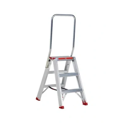 Afbeelding van Altrex dubbele trapladder Sierra 2x3 treden met steunbeugel
