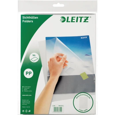 Afbeelding van Leitz Zichttassen 4000 DIN A4 Polypropyleen 0.13 mm Kleurloos 40000003 100 stuk(s)