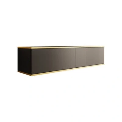 Afbeelding van Meubella TV Meubel Orleans Zwart 135 cm