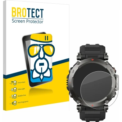 Afbeelding van BROTECT Screenprotector voor Huami Amazfit T Rex Ultra Folie Beschermfolie Beschermglas transparant