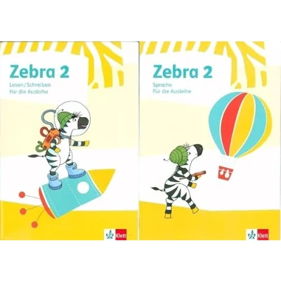 Afbeelding van Zebra 2. Paket: Heft Lesen/Schreiben ausleihfähig und Sprache Klasse 2