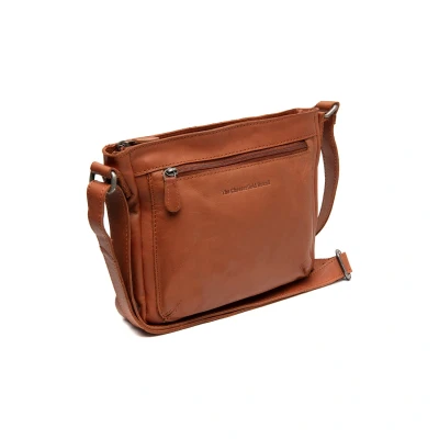 Afbeelding van Leren Schoudertas Cognac Aston