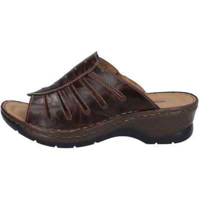 Afbeelding van Josef Seibel Catalonia Clogs, Dames, Maat: 42, Brown Leer