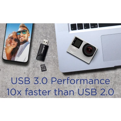 Afbeelding van Integral MicroSD Card Reader USB3.1