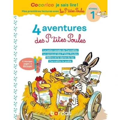 Image de Cocorico Je sais lire ! 1res lectures 4 aventures P&#039;tites Poules Niveau 1 Tome 2