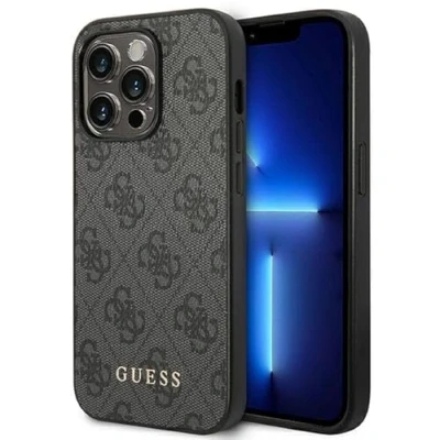 Afbeelding van Guess 4G Back Case Geschikt voor Apple iPhone 14 Pro Max (6.7&quot;) Grijs