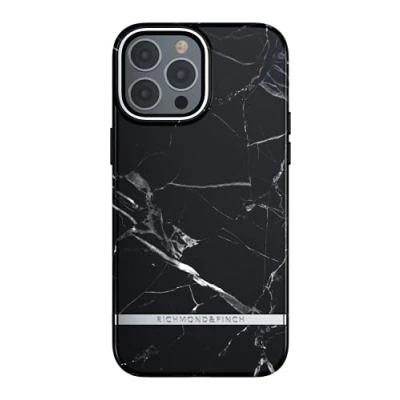 Afbeelding van Richmond &amp; Finch Freedom Series One Piece Apple iPhone 13 Pro Max Black Marble