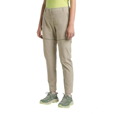 Afbeelding van Jack Wolfskin Hikeout ZIP OFF Outdoorbroeken, Dames, Maat: 44, Stone