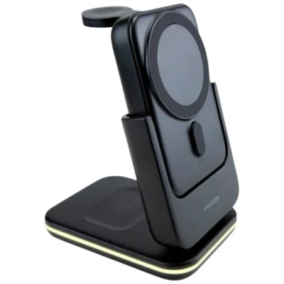 Afbeelding van Mobilize 4in1 Wireless Charger Station with Detachable Power Bank 5000mAh Black