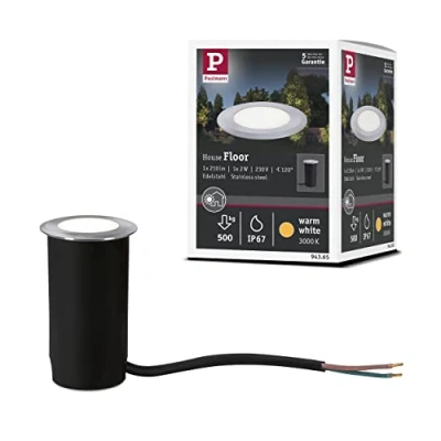 Afbeelding van Paulmann Grondinbouwspot Rond IP65 Staal