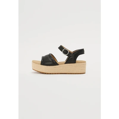 Afbeelding van Timberland Santorini SUN Espadrilles, Dames, Maat: 39, Black full grain Leer