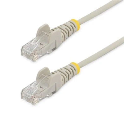 Image de StarTech.com Câble réseau Ethernet RJ45 Cat6 sans crochet de 2 m/UTP/gris Cordon raccordement RJ 45 (M) pour m CAT 6 gris