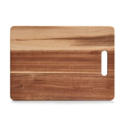 Image de Zeller 25554 planche à découper en bois d&#039;acacia naturel 35 x 25 x 1 cm