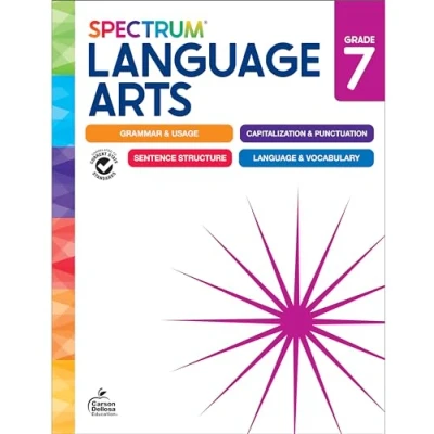 Afbeelding van Spectrum Language Arts Workbook, Grade 7