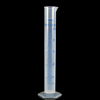 Afbeelding van 250 ml maatreageerbuisje, kunststof glazen reageerbuisje, professioneel gegradueerd reageerbuis
