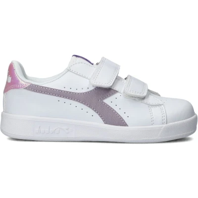 Afbeelding van Diadora GAME GIRL Unisex Trainingsschoen voor kinderen, Maat: 32, White/light violet Pu